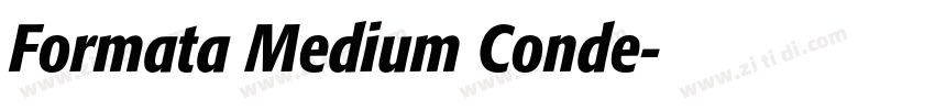 Formata Medium Conde字体转换 Formata Medium Conde字体转换